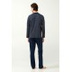 Ανδρικές Πυτζάμες από Βαμβάκι BLUE (21688-BLUE)