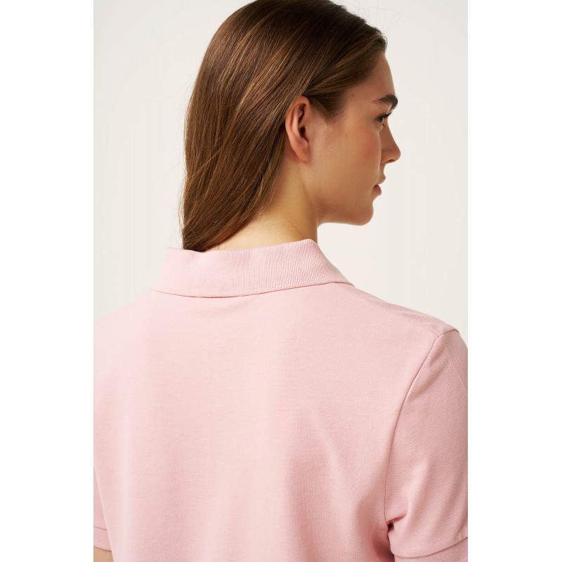 Γυναικείο Pique Πόλο Φόρεμα PINK SILVER (24818-PINK SILVER)