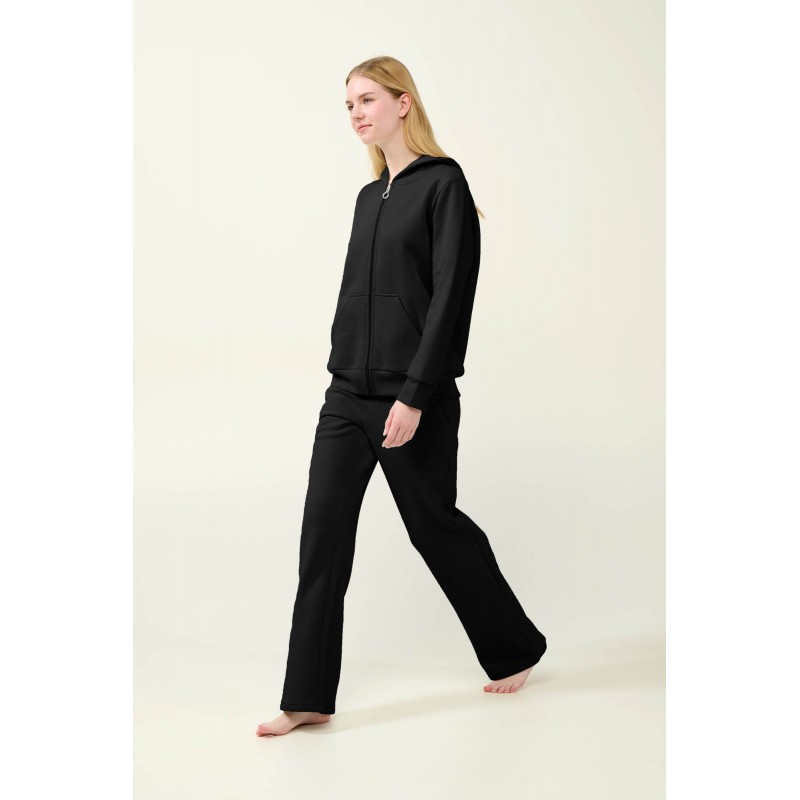 Γυναικεία Φούτερ Φόρμα με Φερμουάρ BLACK (23143-BLACK) Γυναικεία Φούτερ Φόρμα με Φερμουάρ BLACK (23143-BLACK)