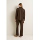 Γυναικείο Viscose Jacket με Φερμουάρ BROWN (25160-BROWN) Γυναικείο Viscose Jacket με Φερμουάρ BROWN (25160-BROWN)