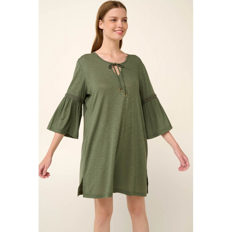 Καλοκαιρινό Φόρεμα από Viscose GREEN OLIVE (22502-GREEN OLIVE) Καλοκαιρινό Φόρεμα από Viscose GREEN OLIVE (22502-GREEN OLIVE)