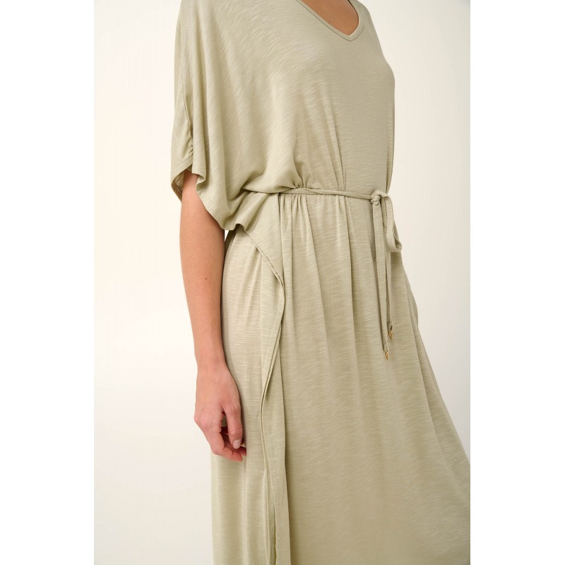 Μονόχρωμο Καφτάνι από Viscose Flama BEIGE SPRAY (22887-BEIGE SPRAY) Μονόχρωμο Καφτάνι από Viscose Flama BEIGE SPRAY (22887-BEIGE SPRAY)