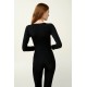 Μονόχρωμο Micromodal Κορμάκι BLACK (23819-BLACK)