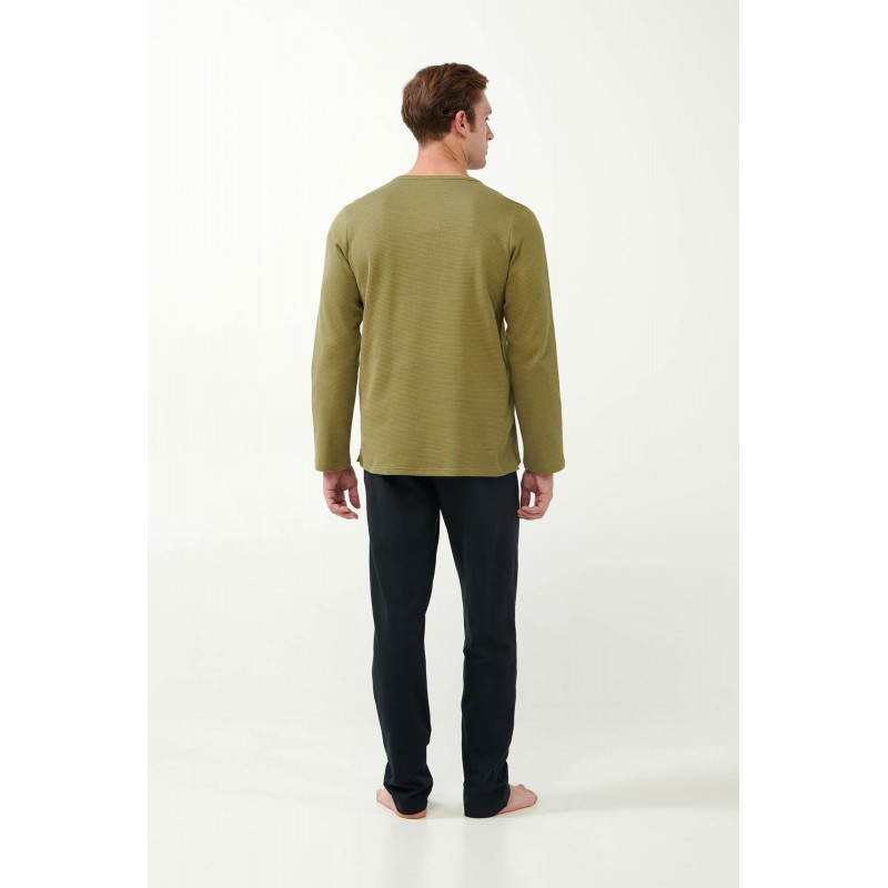 Κλασική Πυτζάμα με Πατιλέτα OLIVE MARTINI (21645-OLIVE MARTINI) Κλασική Πυτζάμα με Πατιλέτα OLIVE MARTINI (21645-OLIVE MARTINI)