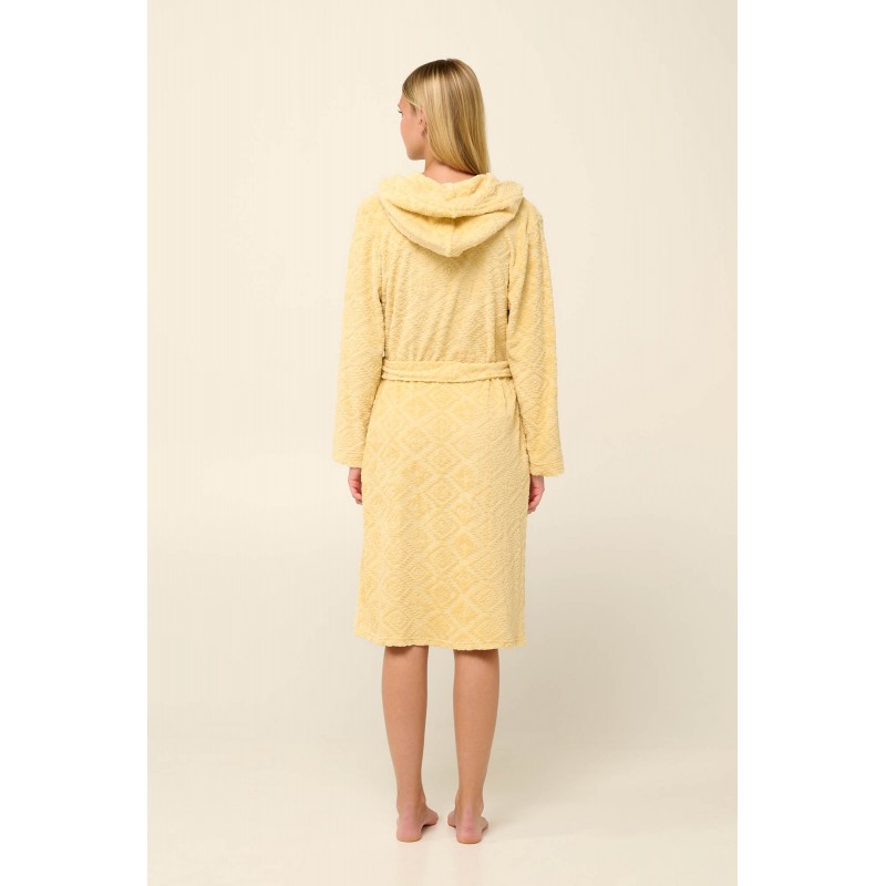 Μονόχρωμή Frottee Γυναικεία Ρόμπα YELLOW BANANA (22535-YELLOW BANANA) Μονόχρωμή Frottee Γυναικεία Ρόμπα YELLOW BANANA (22535-YELLOW BANANA)