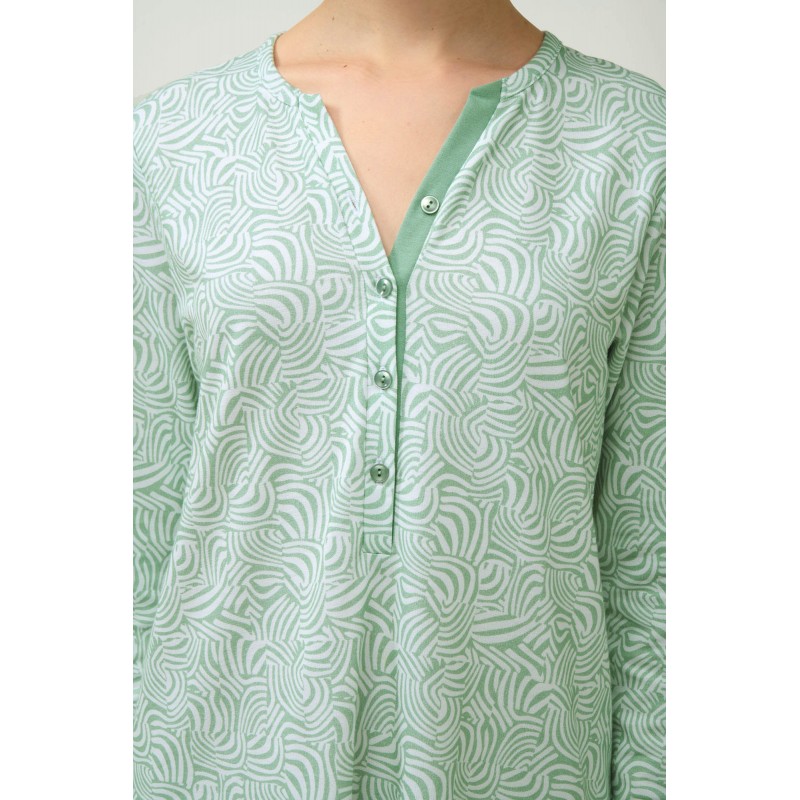 Φούτερ Νυχτικό με Πατιλέτα GREEN FROSTY (23260-GREEN FROSTY)