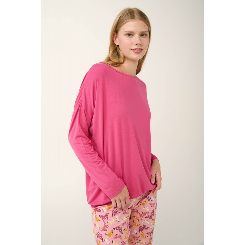Micromodal Γυναικείες Πυτζάμες σε ροζ αποχρώσεις ROSE VINKA (21970-ROSE VINKA)