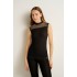 Γυναικείο Φανελάκι Micromodal με Mesh BLACK (25155-BLACK)