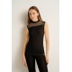 Γυναικείο Φανελάκι Micromodal με Mesh BLACK (25155-BLACK) Γυναικείο Φανελάκι Micromodal με Mesh BLACK (25155-BLACK)