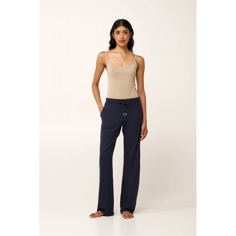 Γυναικείο Viscose Μακρύ Παντελόνι BLUE (24820-BLUE)