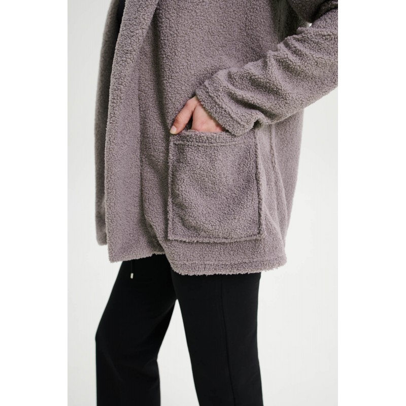 Ζακέτα με Τσέπες GRAY MAUVE (70083-GRAY MAUVE)