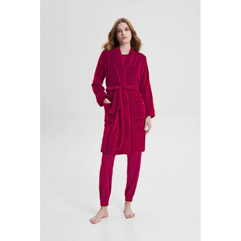 Μονόχρωμη Σταυρωτή Ρόμπα FUCHSIA BERRY (19212-FUCHSIA BERRY) Μονόχρωμη Σταυρωτή Ρόμπα FUCHSIA BERRY (19212-FUCHSIA BERRY)