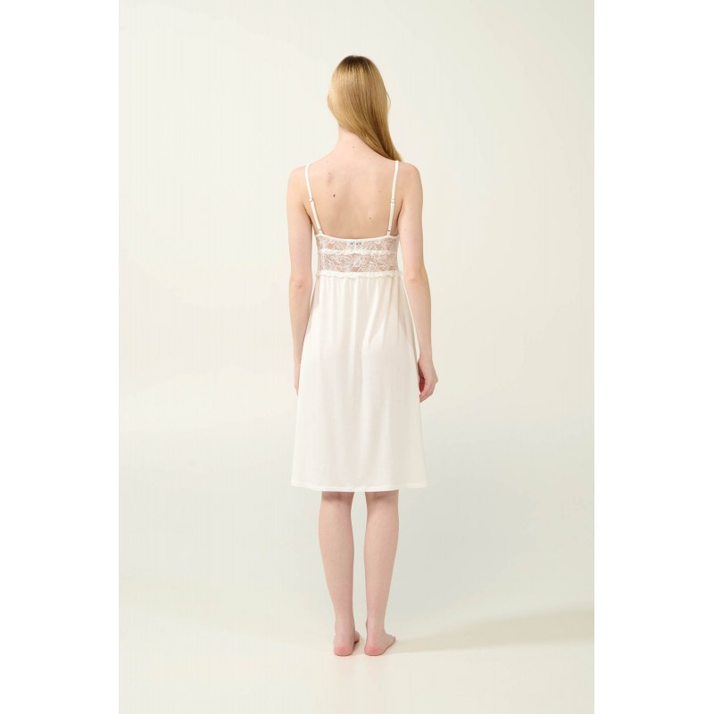 Νυφικό Σετ Micromodal 2 Τεμαχών CREAM (23125-CREAM)