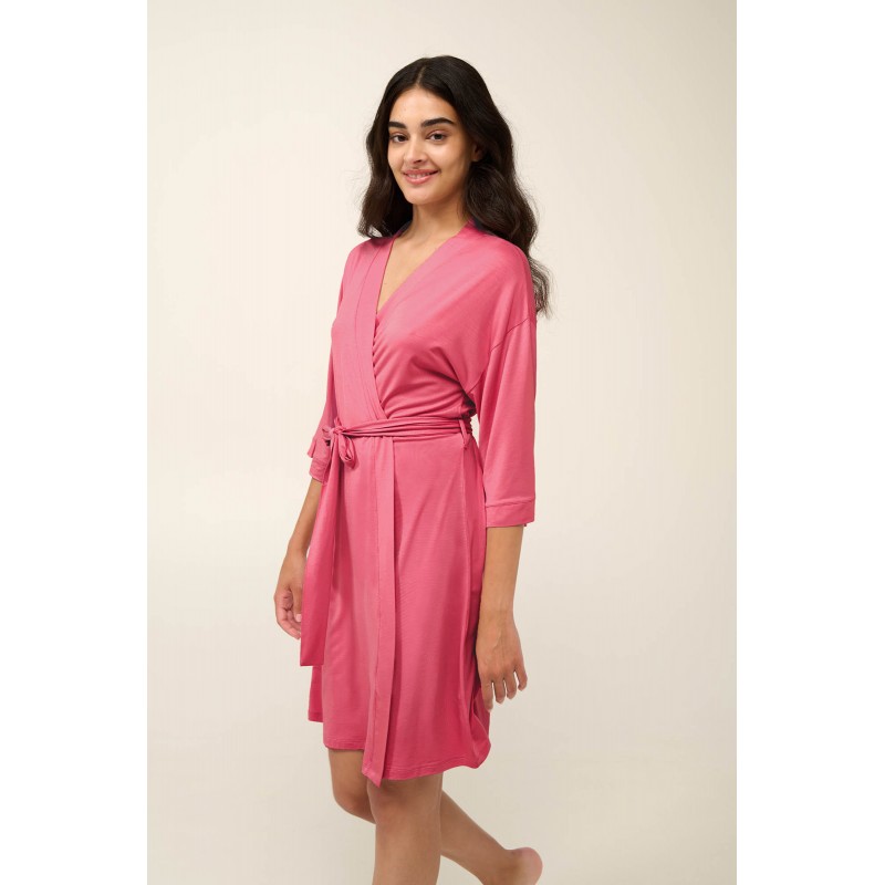 Καλοκαιρινή Γυναικεία Ρόμπα από Micromodal ROSE TAUPE (22009-ROSE TAUPE) Καλοκαιρινή Γυναικεία Ρόμπα από Micromodal ROSE TAUPE (22009-ROSE TAUPE)