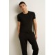 Ανδρικό Βαμβακερό Φούτερ Παντελόνι BLACK (25184-BLACK)