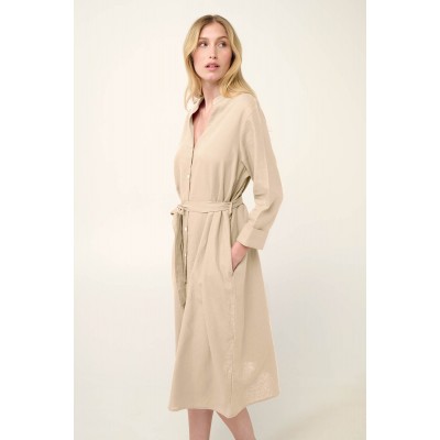 Κουμπωτό Καλοκαιρινό Φόρεμα με Μανίκι BEIGE SKIN (22458-BEIGE SKIN)