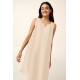 Μονόχρωμο Αμάνικο Καλοκαιρινό Φόρεμα BEIGE SKIN (22459-BEIGE SKIN) Μονόχρωμο Αμάνικο Καλοκαιρινό Φόρεμα BEIGE SKIN (22459-BEIGE SKIN)