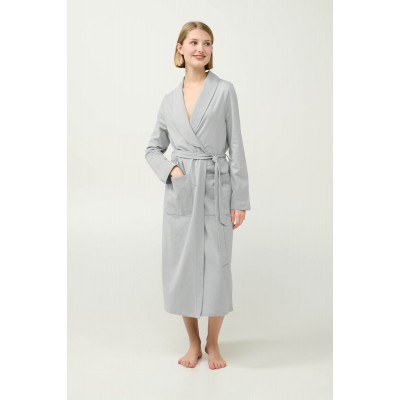 Γυναικεία Σταυρωτή Ρόμπα Φούτερ GRAY SILVER (23265-GRAY SILVER)