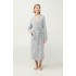 Γυναικεία Σταυρωτή Ρόμπα Φούτερ GRAY SILVER (23265-GRAY SILVER)
