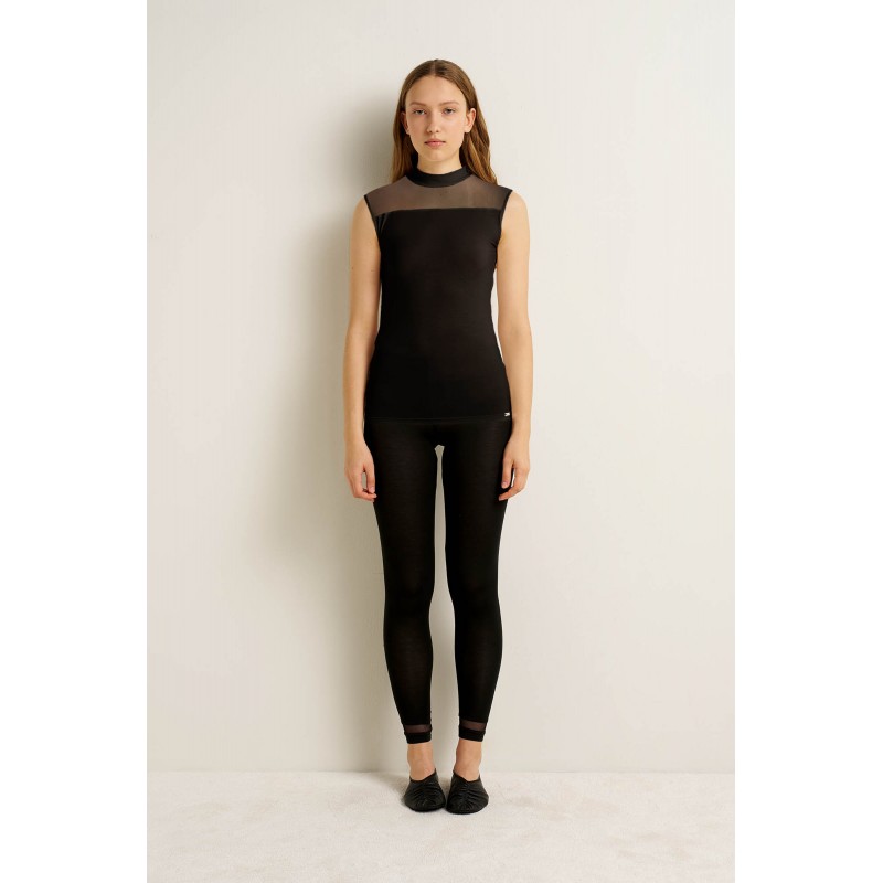 Γυναικείο Φανελάκι Micromodal με Mesh BLACK (25155-BLACK) Γυναικείο Φανελάκι Micromodal με Mesh BLACK (25155-BLACK)