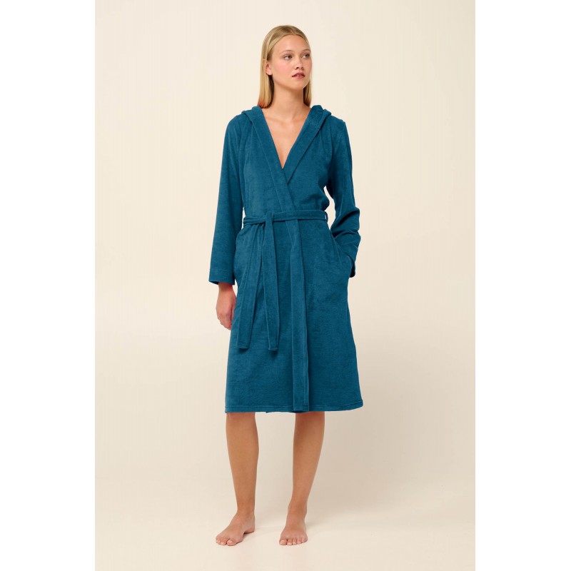 Μονόχρωμη Frottee Γυναικεία Ρόμπα BLUE LYONS (22584-BLUE LYONS) Μονόχρωμη Frottee Γυναικεία Ρόμπα BLUE LYONS (22584-BLUE LYONS)