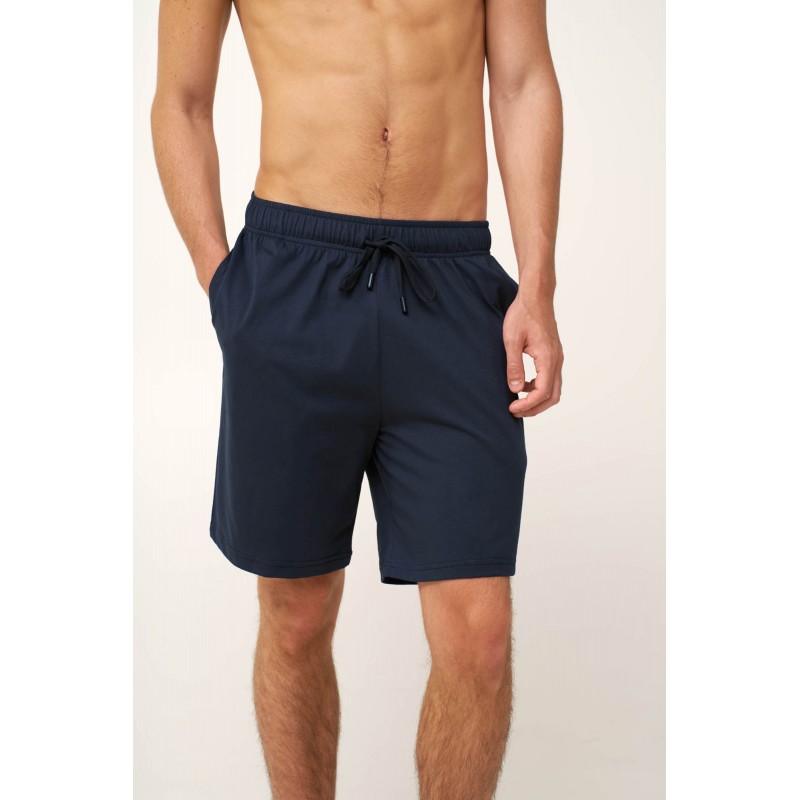 Βαμβακερό Ανδρικό Κοντό Παντελόνι BLUE (24796-BLUE) Βαμβακερό Ανδρικό Κοντό Παντελόνι BLUE (24796-BLUE)