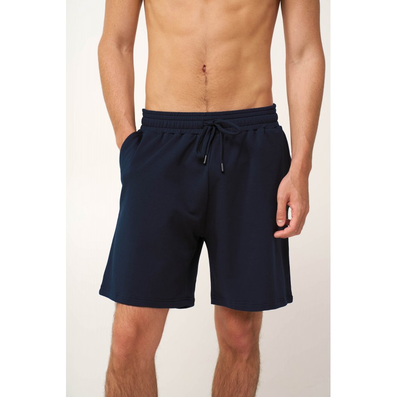 Βαμβακερό Ανδρικό Κοντό Παντελόνι BLUE (24842-BLUE) Βαμβακερό Ανδρικό Κοντό Παντελόνι BLUE (24842-BLUE)