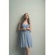 Αμάνικο Νυχτικό με Δαντέλα BLUE SERENE (16154-BLUE SERENE) Αμάνικο Νυχτικό με Δαντέλα BLUE SERENE (16154-BLUE SERENE)