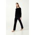 Μονόχρωμο Σετ Σπιτιού από Βελούδο BLACK (21139-BLACK)