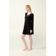 Νυχτικό Micromodal με Δαντέλα BLACK (23823-BLACK) Νυχτικό Micromodal με Δαντέλα BLACK (23823-BLACK)