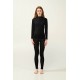 Γυναικείο Φανελάκι με Ψηλή Λαιμόκοψη BLACK (23818-BLACK)