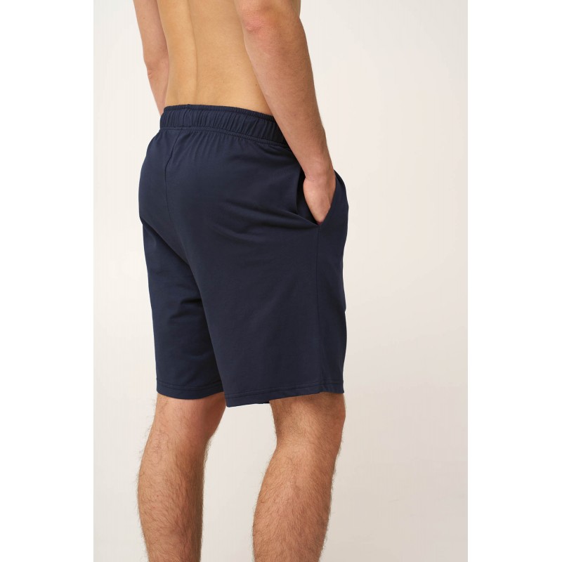 Βαμβακερό Ανδρικό Κοντό Παντελόνι BLUE (24796-BLUE) Βαμβακερό Ανδρικό Κοντό Παντελόνι BLUE (24796-BLUE)