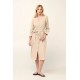 Κουμπωτό Καλοκαιρινό Φόρεμα με Μανίκι BEIGE SKIN (22458-BEIGE SKIN)