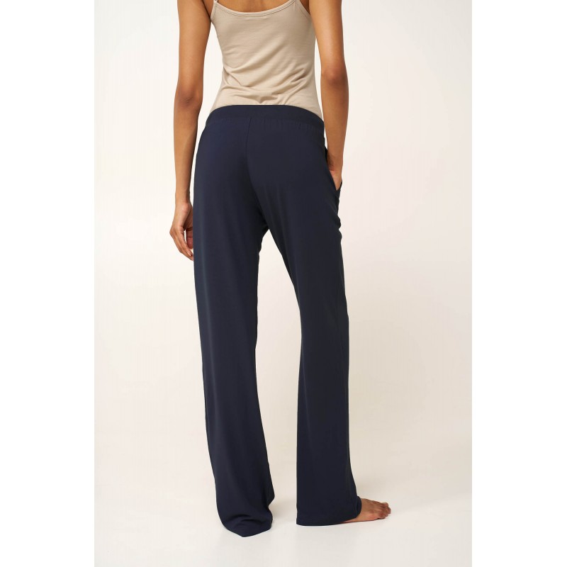 Γυναικείο Viscose Μακρύ Παντελόνι BLUE (24820-BLUE)