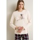 Γυναικείο Σετ Πυτζάμας 3 Τεμαχίων CREAM (25608-CREAM) Γυναικείο Σετ Πυτζάμας 3 Τεμαχίων CREAM (25608-CREAM)