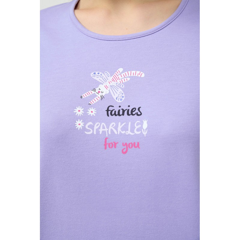 Χειμερινή Γυναικεία Πυτζάμα με Μανσέτες LAVENDER SWEET (21967-LAVENDER SWEET) Χειμερινή Γυναικεία Πυτζάμα με Μανσέτες LAVENDER SWEET (21967-LAVENDER SWEET)