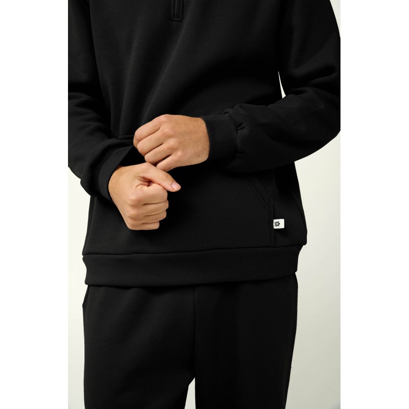 Ανδρική Φούτερ Φόρμα με Τσέπη BLACK (23712-BLACK) Ανδρική Φούτερ Φόρμα με Τσέπη BLACK (23712-BLACK)