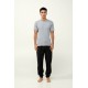 Ανδρικό Φούτερ Παντελόνι με Μανσέτες BLACK (23714-BLACK) Ανδρικό Φούτερ Παντελόνι με Μανσέτες BLACK (23714-BLACK)