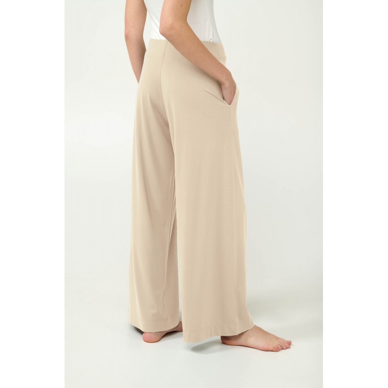 Γυναικείο Lounge Φαρδύ Παντελόνι BEIGE SOLEIL (23156-BEIGE SOLEIL)