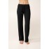 Γυναικείο Μακρύ Παντελόνι από Βαμβάκι BLACK (24833-BLACK)