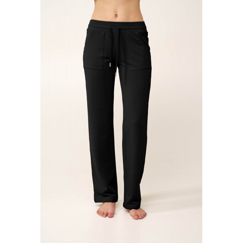 Γυναικείο Μακρύ Παντελόνι από Βαμβάκι BLACK (24833-BLACK) Γυναικείο Μακρύ Παντελόνι από Βαμβάκι BLACK (24833-BLACK)