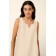 Μονόχρωμο Αμάνικο Καλοκαιρινό Φόρεμα BEIGE SKIN (22459-BEIGE SKIN) Μονόχρωμο Αμάνικο Καλοκαιρινό Φόρεμα BEIGE SKIN (22459-BEIGE SKIN)