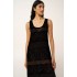 Maxi Jacquard Καλοκαιρινό Φόρεμα BLACK (24530-BLACK)