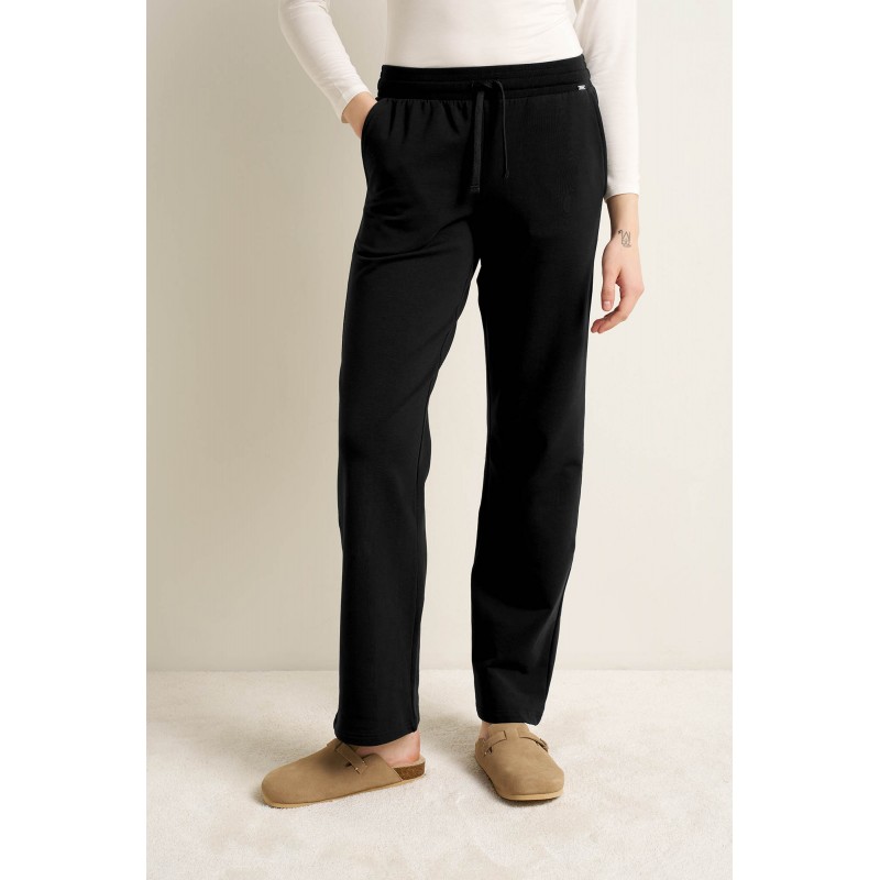 Γυναικείο Βαμβακερό Παντελόνι Φούτερ BLACK (25183-BLACK) Γυναικείο Βαμβακερό Παντελόνι Φούτερ BLACK (25183-BLACK)