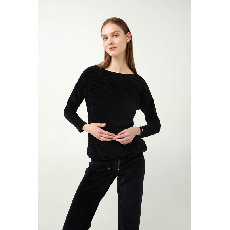 Μονόχρωμο Σετ Σπιτιού από Βελούδο BLACK (21139-BLACK)