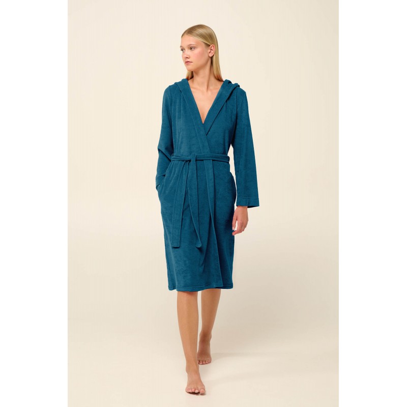 Μονόχρωμη Frottee Γυναικεία Ρόμπα BLUE LYONS (22584-BLUE LYONS) Μονόχρωμη Frottee Γυναικεία Ρόμπα BLUE LYONS (22584-BLUE LYONS)