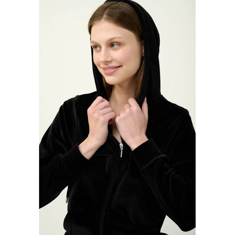 Γυναικεία Velvet Φόρμα με Κουκούλα BLACK (23163-BLACK) Γυναικεία Velvet Φόρμα με Κουκούλα BLACK (23163-BLACK)