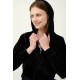Γυναικεία Velvet Φόρμα με Κουκούλα BLACK (23163-BLACK) Γυναικεία Velvet Φόρμα με Κουκούλα BLACK (23163-BLACK)