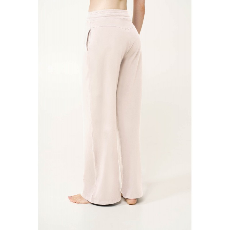 Γυναικείο Μακρύ Βαμβακερό Παντελόνι PINK PARCHMENT (24836-PINK PARCHMENT)