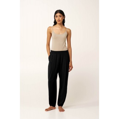 Γυναικείο Παντελόνι Viscose με Μανσέτες BLACK (24823-BLACK)